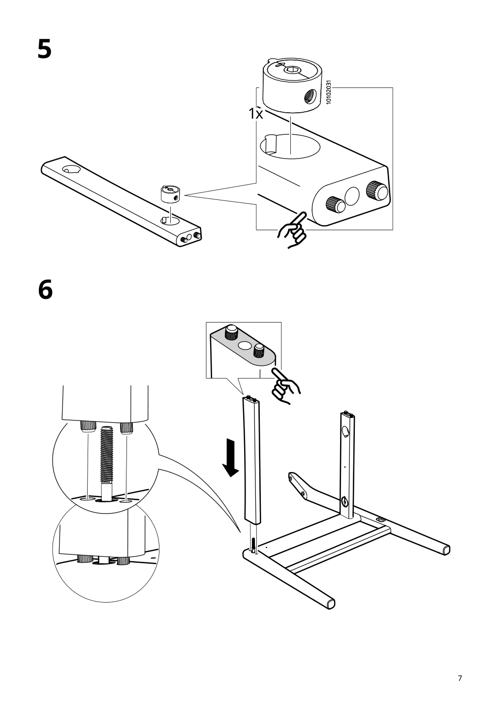 Assembly instructions for IKEA Skansnaes chair black beech | Page 7 - IKEA SKANSNÄS / SKANSNÄS table and 4 chairs 595.615.98