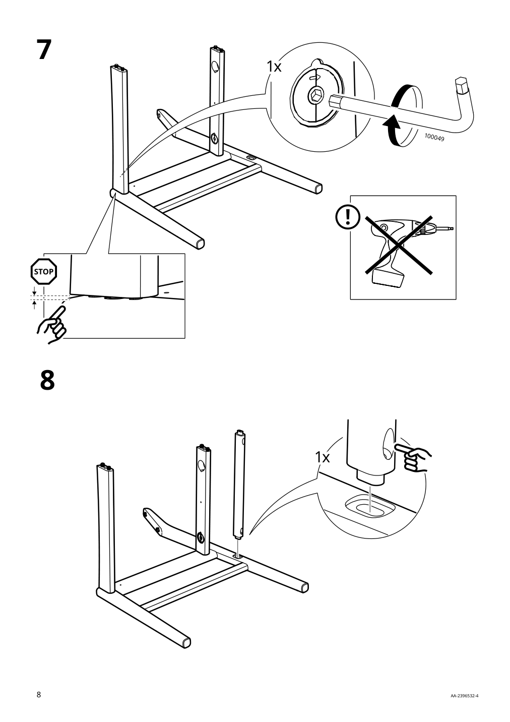 Assembly instructions for IKEA Skansnaes chair black beech | Page 8 - IKEA SKANSNÄS / SKANSNÄS table and 4 chairs 595.615.98