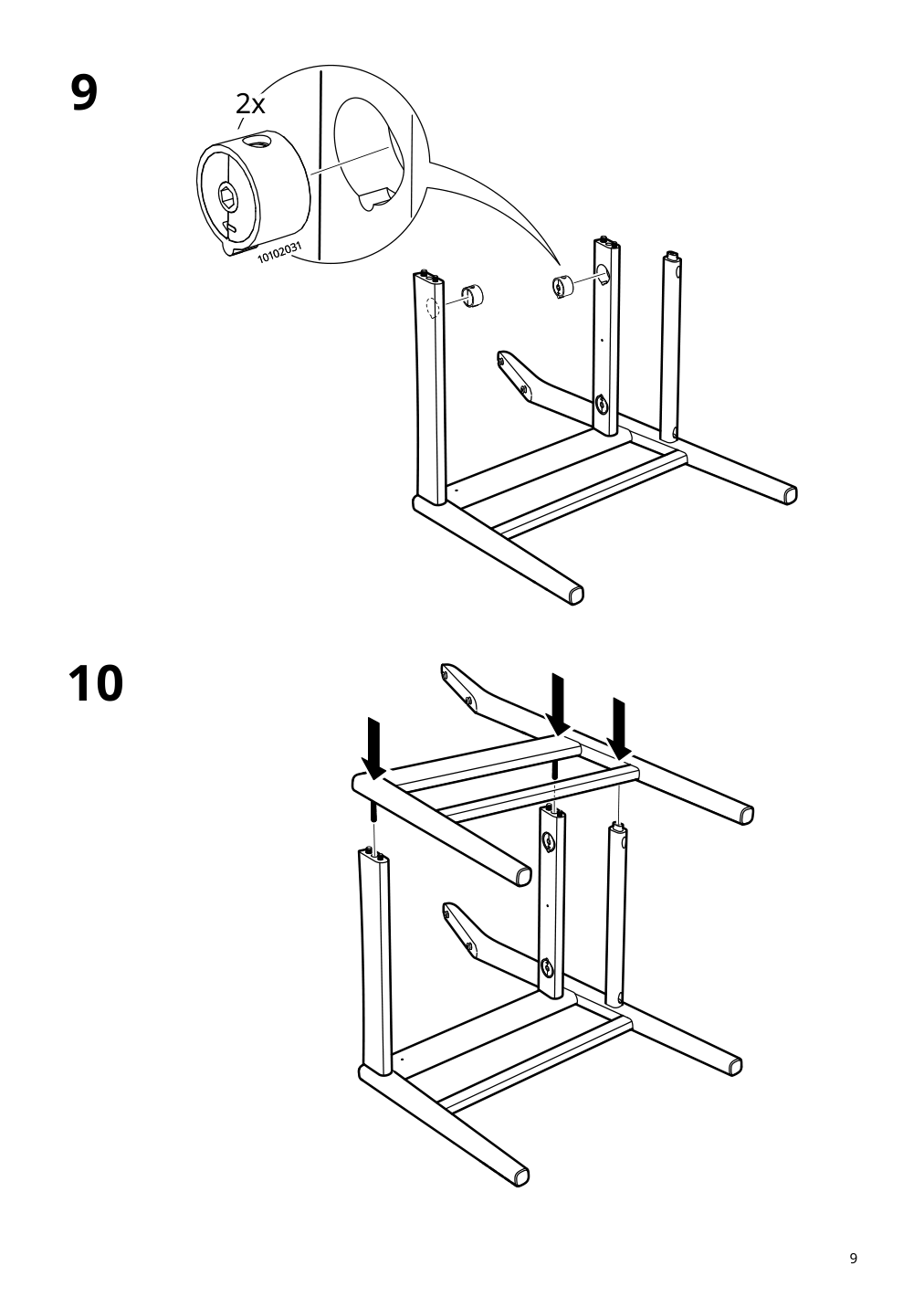 Assembly instructions for IKEA Skansnaes chair black beech | Page 9 - IKEA SKANSNÄS / SKANSNÄS table and 4 chairs 595.615.98