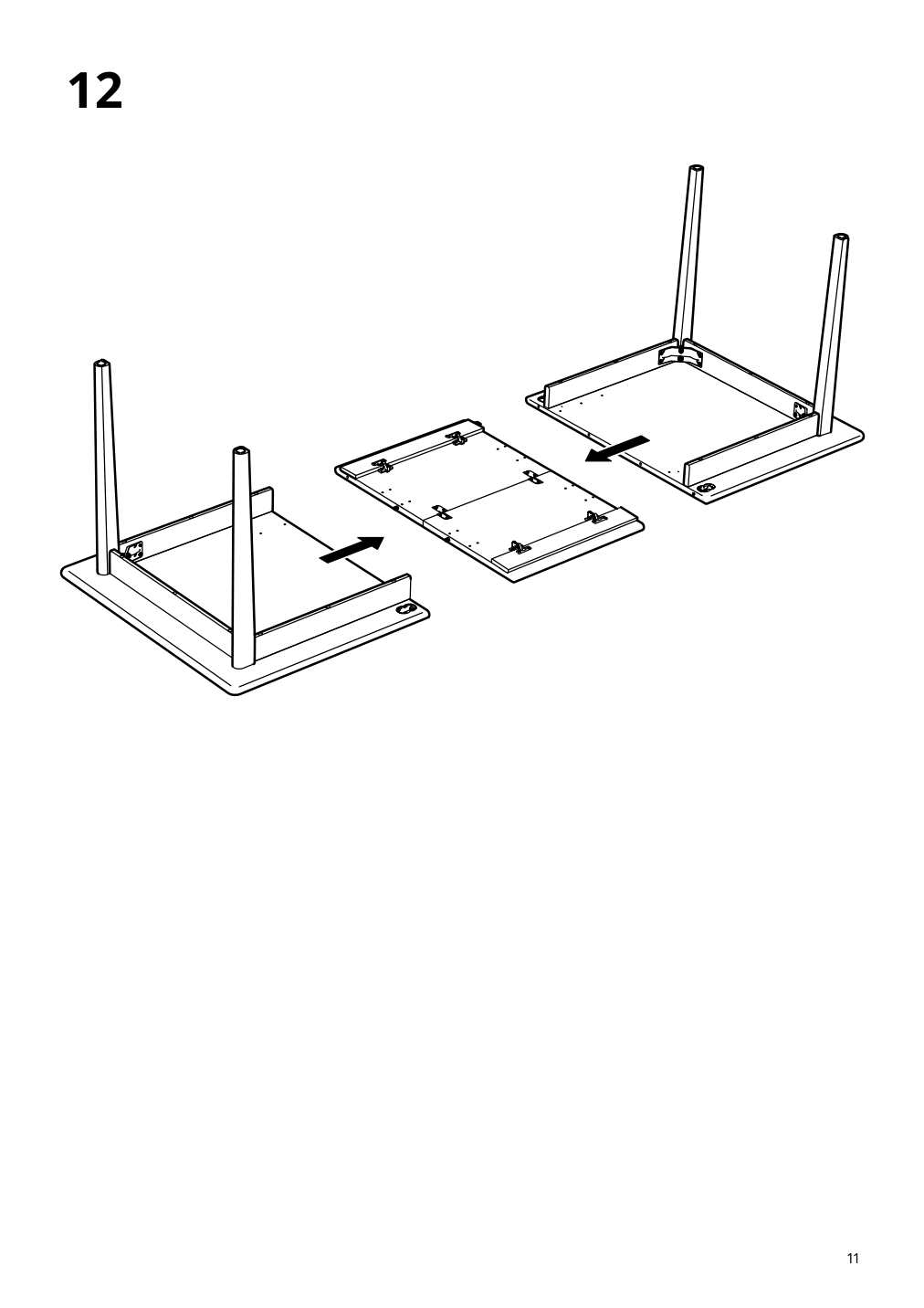 Assembly instructions for IKEA Skansnaes extendable table brown beech veneer | Page 11 - IKEA SKANSNÄS / SKANSNÄS table and 4 chairs 595.615.98