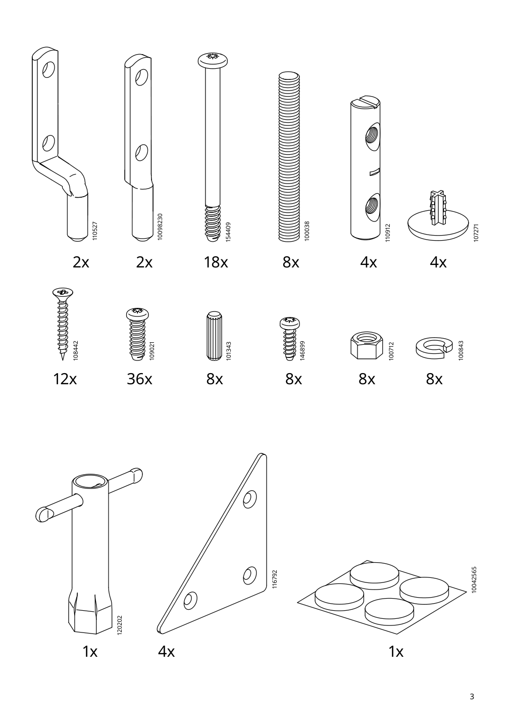 Assembly instructions for IKEA Skansnaes extendable table brown beech veneer | Page 3 - IKEA SKANSNÄS / SKANSNÄS table and 4 chairs 595.615.98