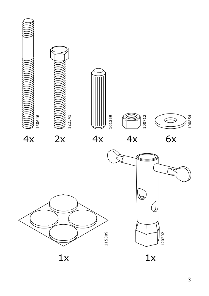 Assembly instructions for IKEA Skapafors chair viarp beige brown | Page 3 - IKEA SKÅPAFORS chair 105.050.28