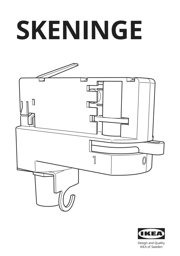 Assembly instructions for IKEA Skeninge pendant connector white | Page 1 - IKEA SKENINGE pendant connector 403.164.70