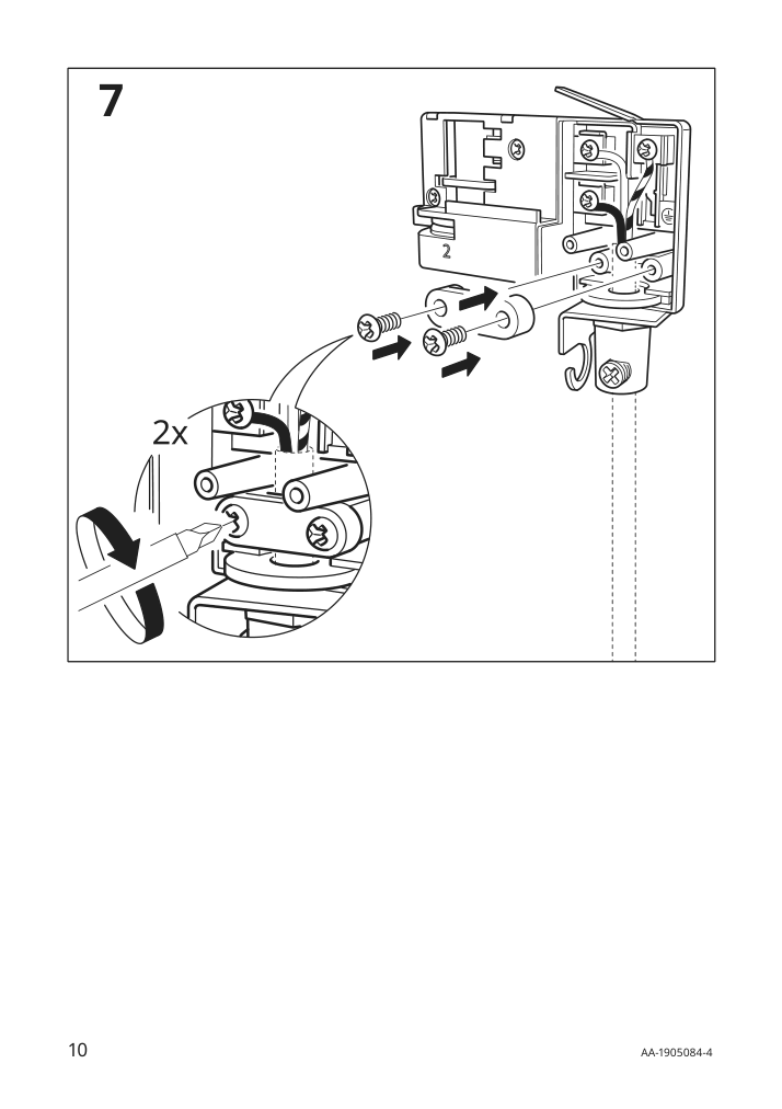 Assembly instructions for IKEA Skeninge pendant connector white | Page 10 - IKEA SKENINGE pendant connector 403.164.70