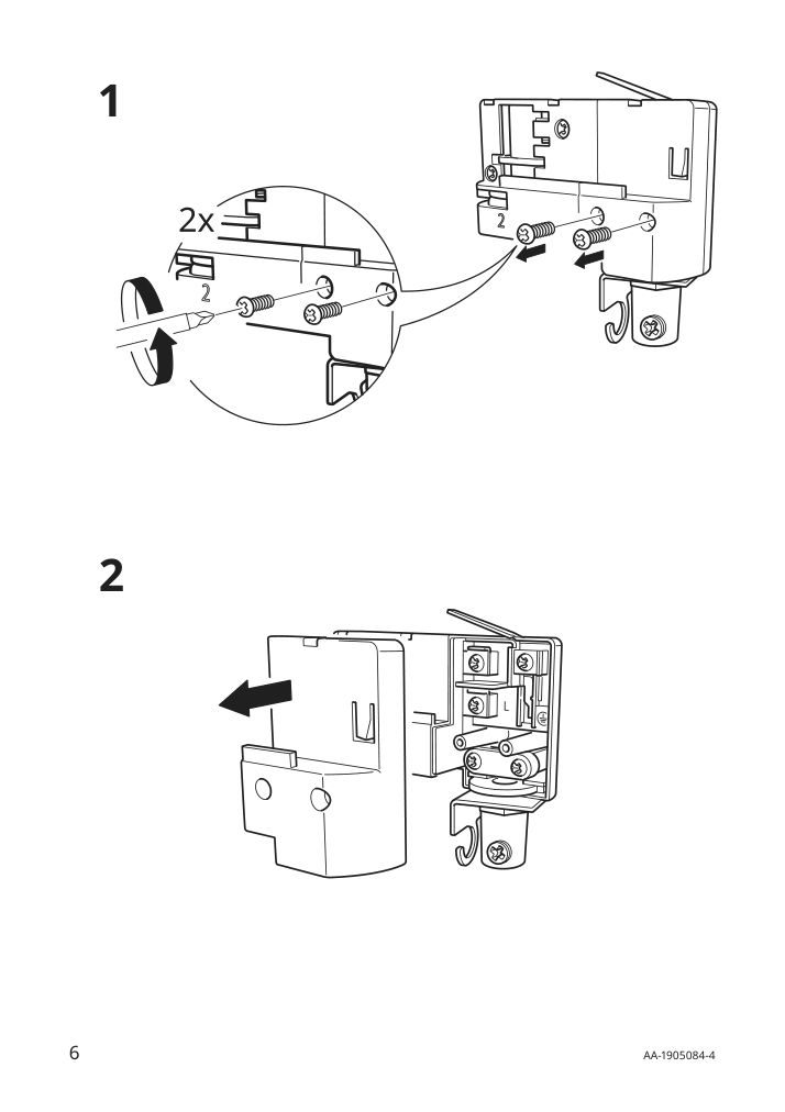 Assembly instructions for IKEA Skeninge pendant connector white | Page 6 - IKEA SKENINGE pendant connector 403.164.70