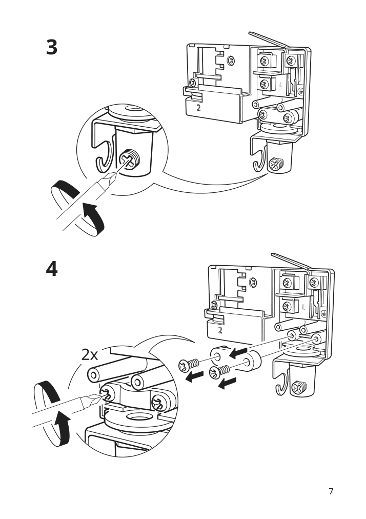 Assembly instructions for IKEA Skeninge pendant connector white | Page 7 - IKEA SKENINGE pendant connector 403.164.70