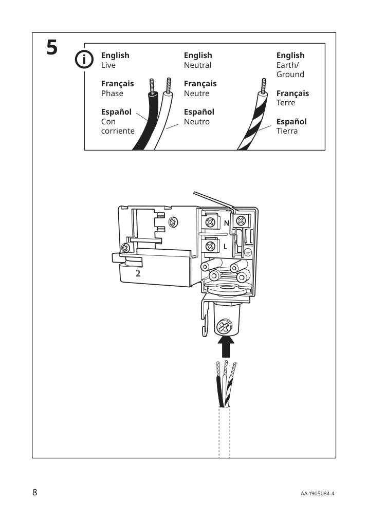 Assembly instructions for IKEA Skeninge pendant connector white | Page 8 - IKEA SKENINGE pendant connector 403.164.70