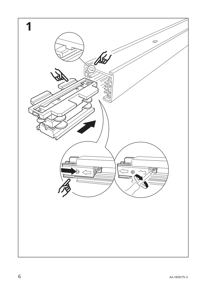 Assembly instructions for IKEA Skeninge straight connector white | Page 6 - IKEA SKENINGE straight connector 603.164.93