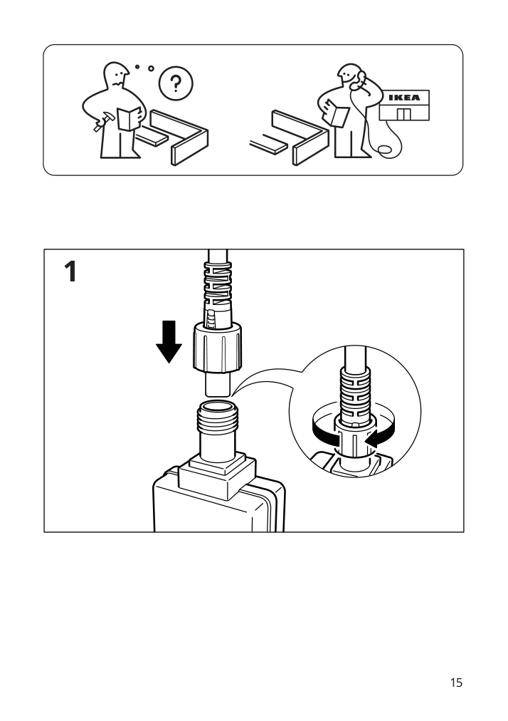 Assembly instructions for IKEA Skina led string light w 16lights outdoor dragonfly | Page 15 - IKEA SKINA LED string light w/16lights,outdoor 504.028.58