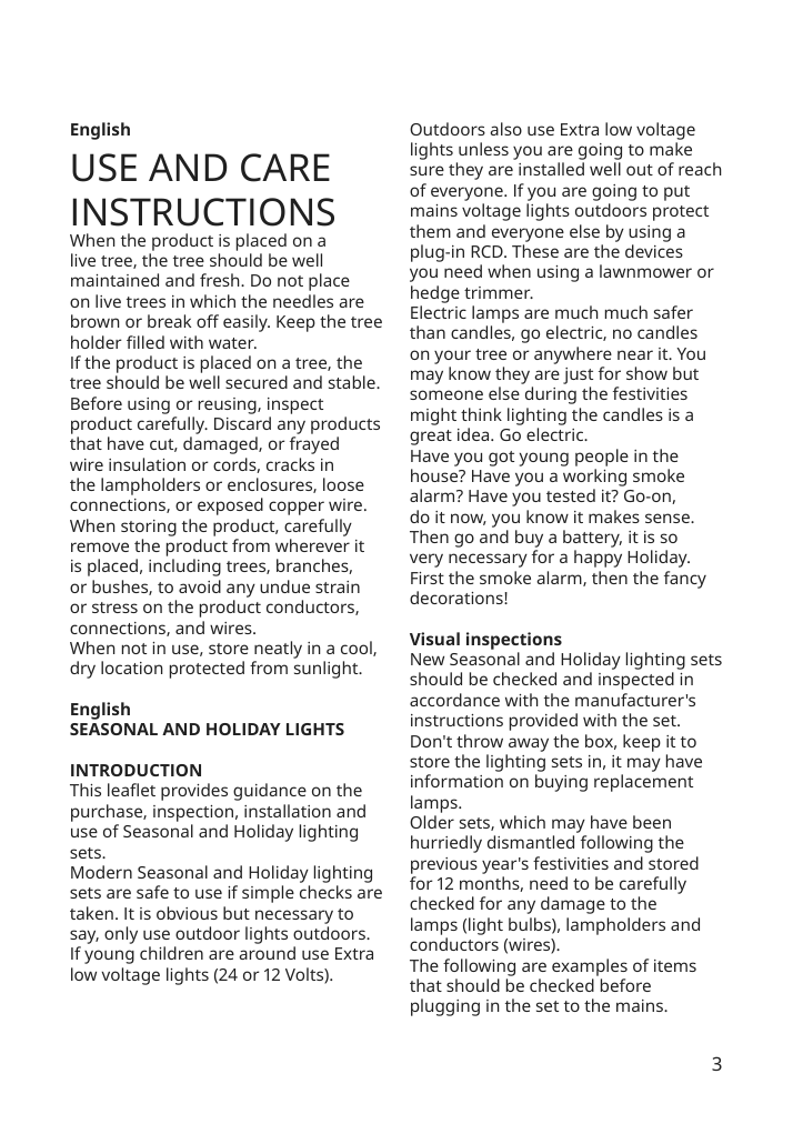 Assembly instructions for IKEA Skina led string light w 16lights outdoor dragonfly | Page 3 - IKEA SKINA LED string light w/16lights,outdoor 504.028.58