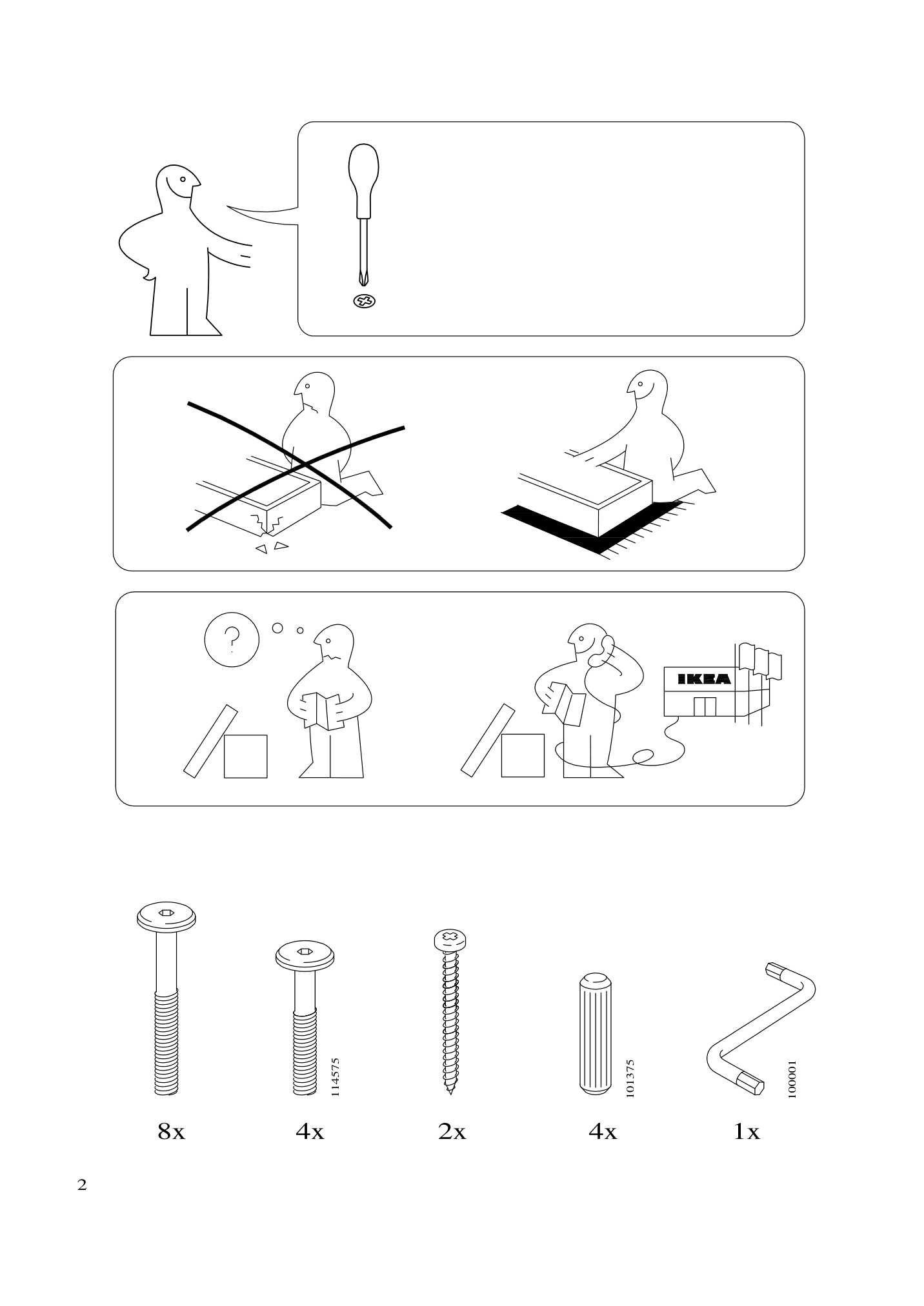 Assembly instructions for IKEA Skogsta chair acacia | Page 2 - IKEA SKOGSTA chair 903.054.26