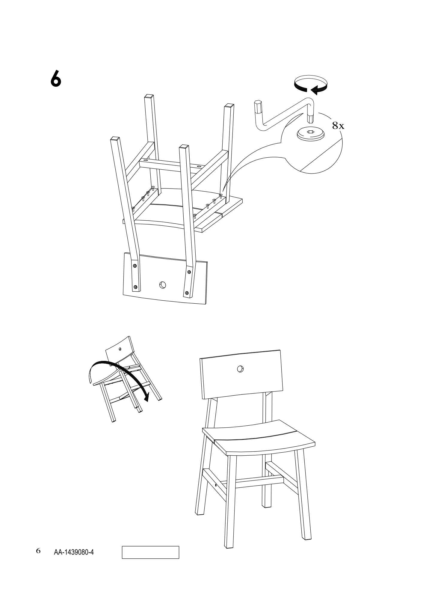 Assembly instructions for IKEA Skogsta chair acacia | Page 6 - IKEA SKOGSTA chair 903.054.26