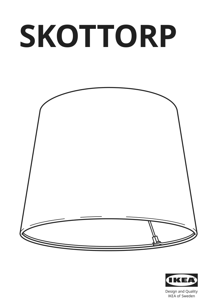 Assembly instructions for IKEA Skottorp lamp shade gray | Page 1 - IKEA SKOTTORP / SKAFTET floor lamp, arched 693.859.86