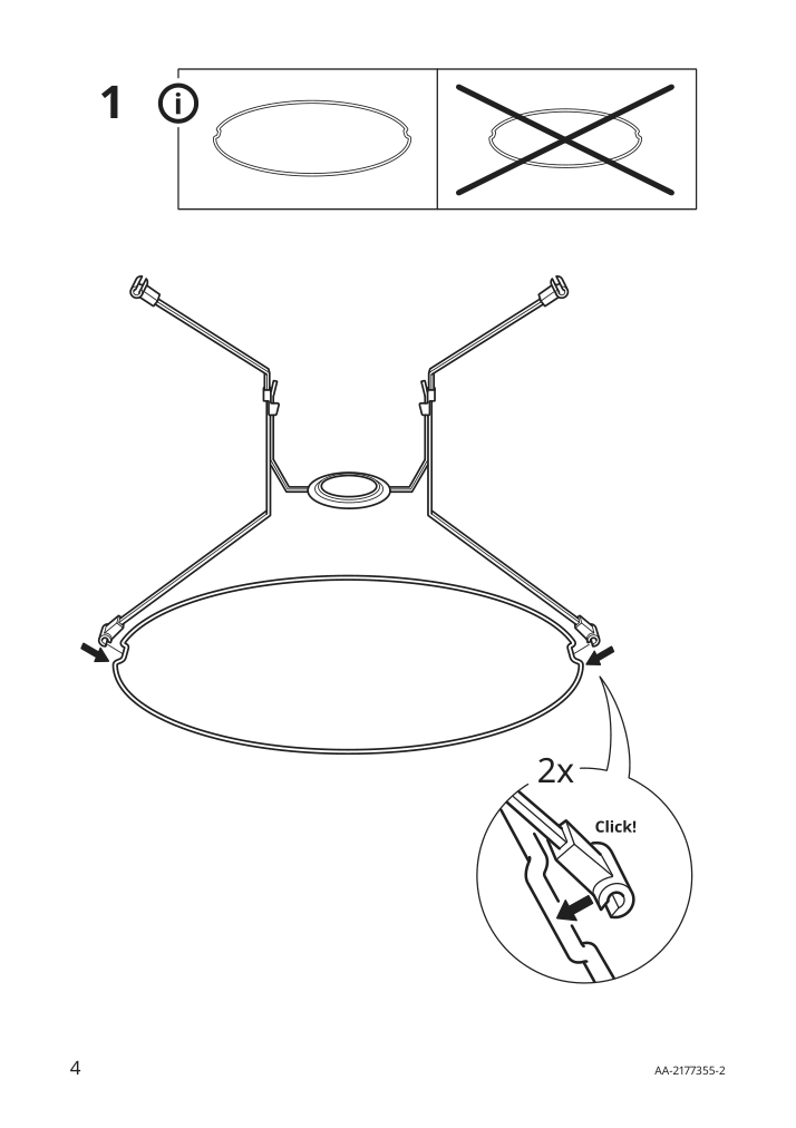 Assembly instructions for IKEA Skottorp lamp shade gray | Page 4 - IKEA SKOTTORP / SKAFTET floor lamp, arched 693.859.86