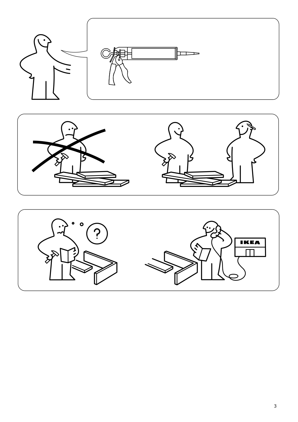 Assembly instructions for IKEA Skottviken sink | Page 3 - IKEA HEMNES / SKOTTVIKEN sink cabinet with 2 drawers 492.677.38