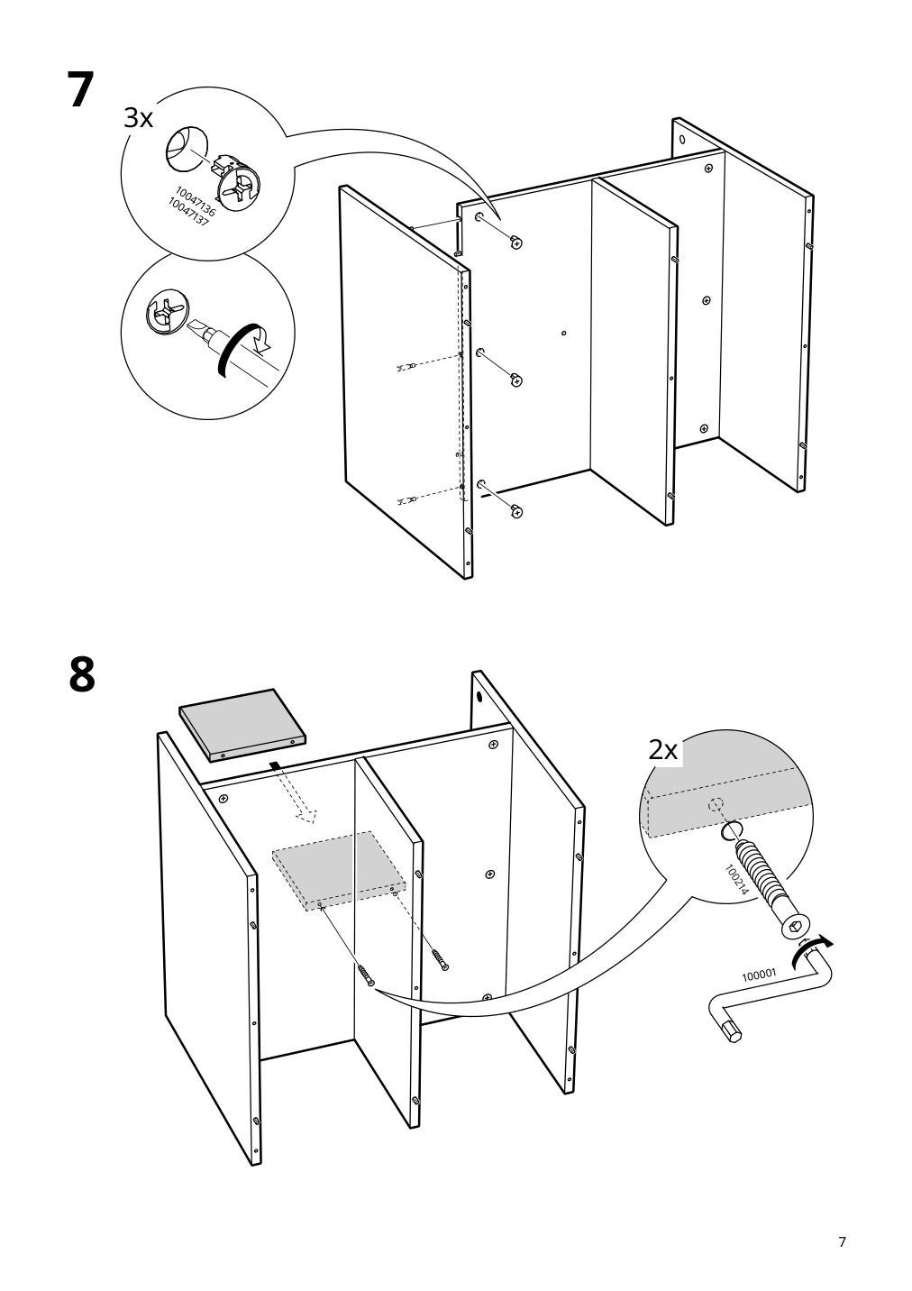 Assembly instructions for IKEA Skruvby coffee table black blue | Page 7 - IKEA SKRUVBY coffee table 705.319.82