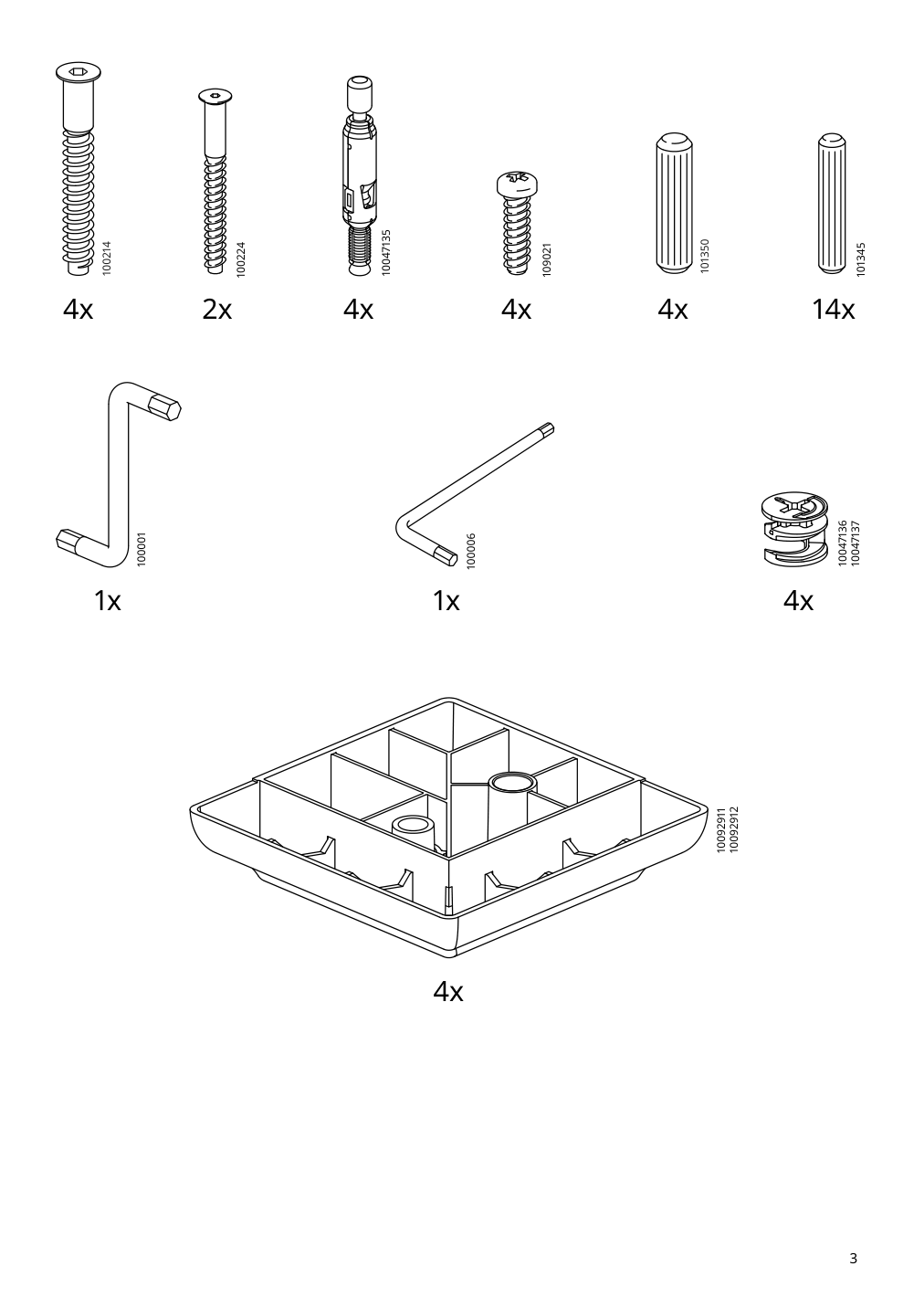 Assembly instructions for IKEA Skruvby side table black blue | Page 3 - IKEA SKRUVBY side table 505.319.83