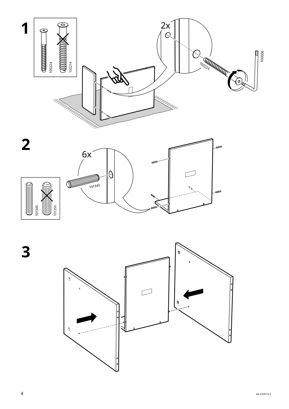 Assembly instructions for IKEA Skruvby side table black blue | Page 4 - IKEA SKRUVBY side table 505.319.83