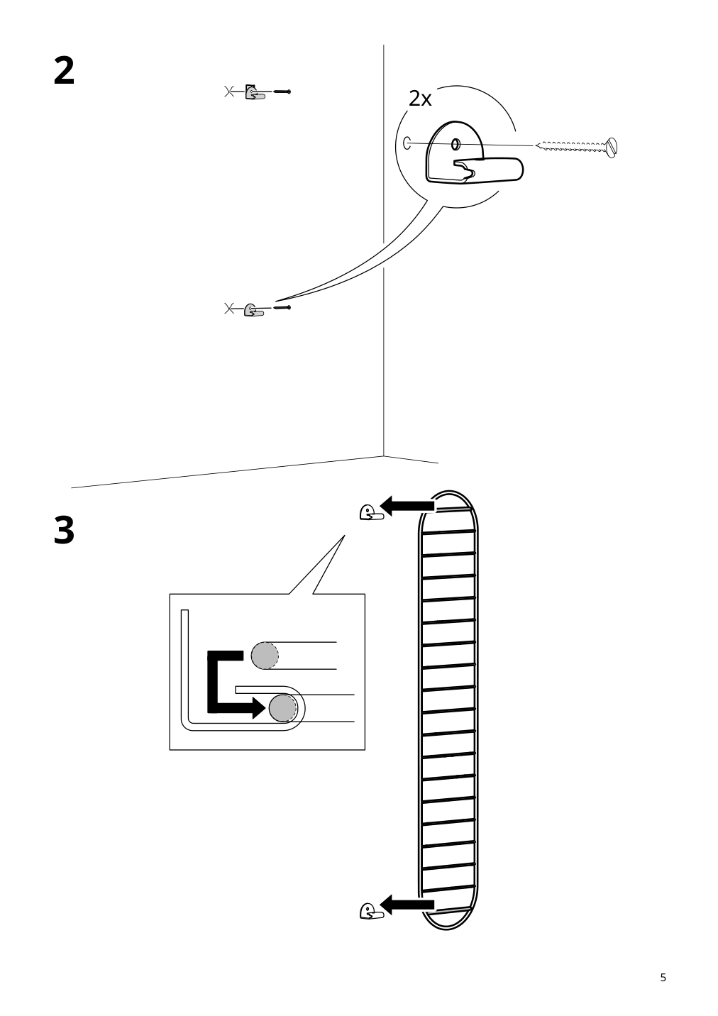 Assembly instructions for IKEA Skuggroena wall mounted plant stand dark green | Page 5 - IKEA SKUGGRÖNA wall-mounted plant stand 005.620.19