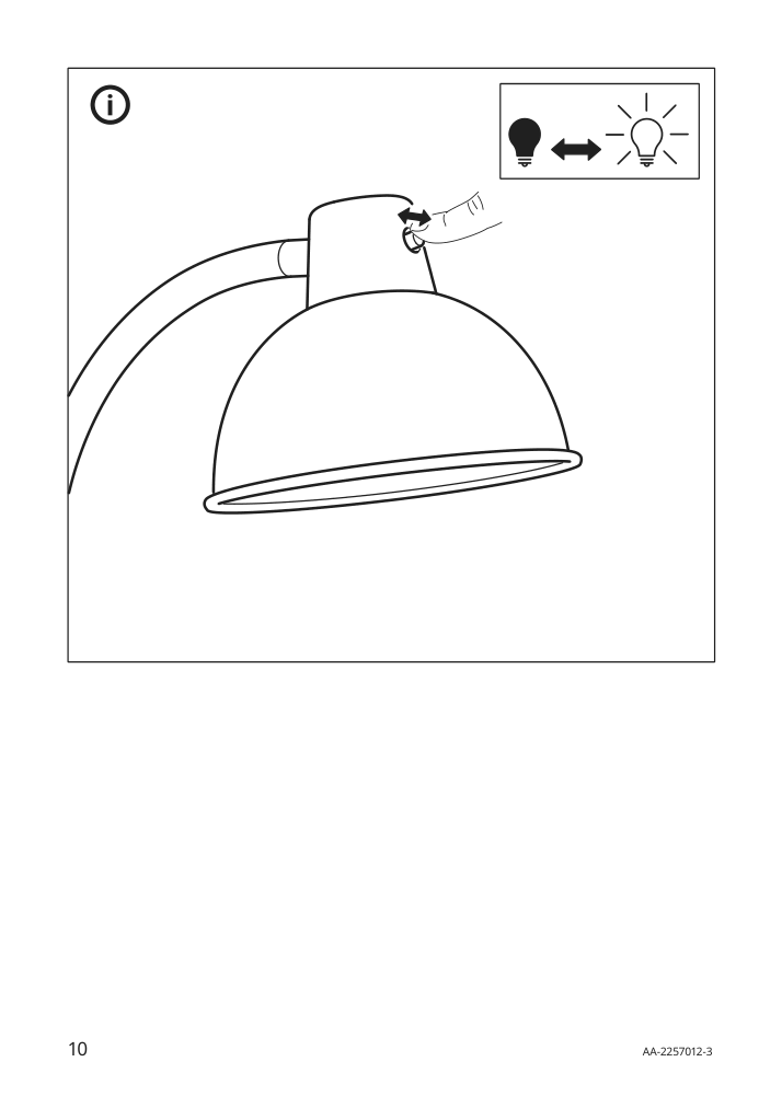 Assembly instructions for IKEA Skurup clamp spotlight black | Page 10 - IKEA SKURUP clamp spotlight 304.890.27