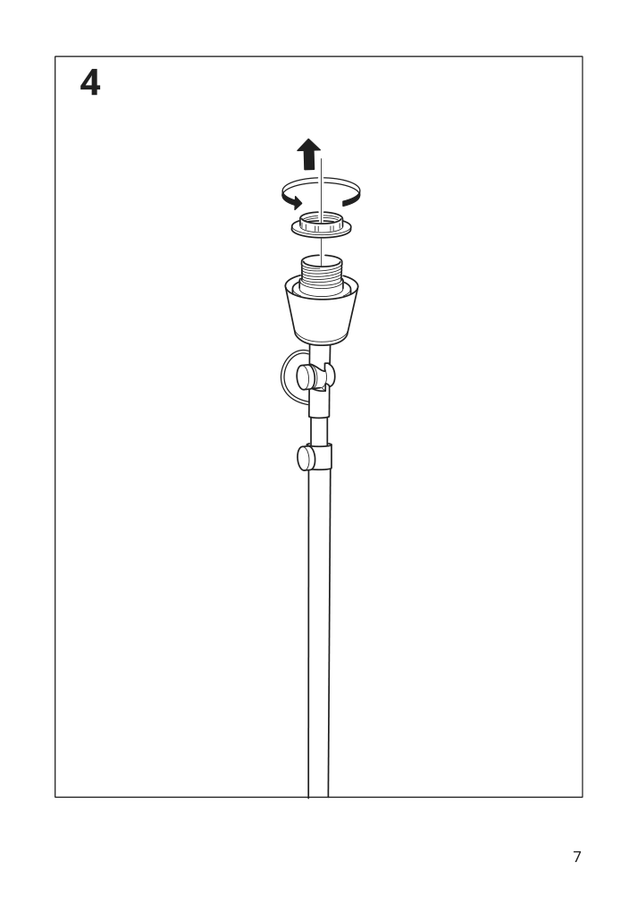 Assembly instructions for IKEA Skurup floor uplighter black | Page 7 - IKEA SKURUP floor uplighter 704.834.05