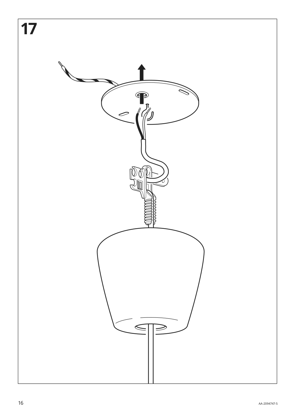 Assembly instructions for IKEA Skurup pendant lamp turquoise | Page 16 - IKEA SKURUP pendant lamp 205.081.06