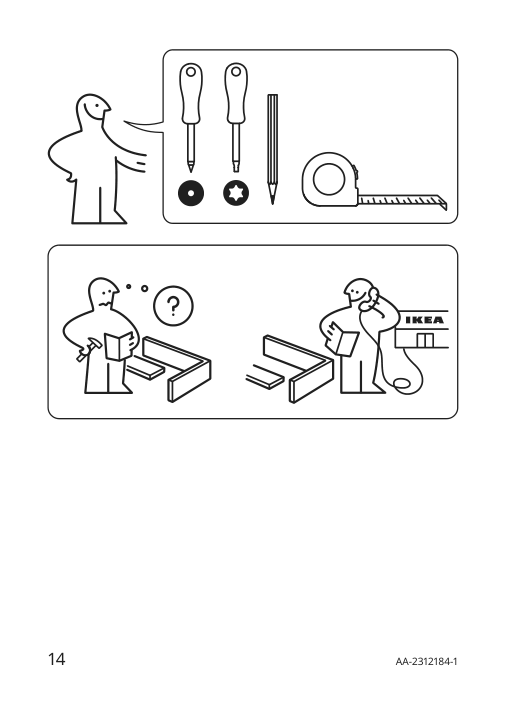 Assembly instructions for IKEA Skydrag led cntp wrd lght strp w sensor dimmable anthracite | Page 14 - IKEA SKYDRAG LED cntp/wrd lght strp w sensor 904.396.28