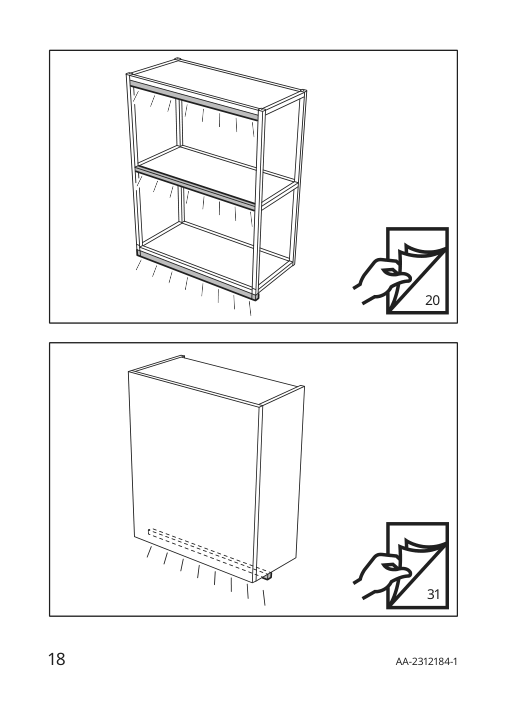 Assembly instructions for IKEA Skydrag led cntp wrd lght strp w sensor dimmable anthracite | Page 18 - IKEA SKYDRAG LED cntp/wrd lght strp w sensor 904.396.28