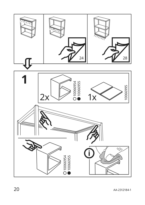 Assembly instructions for IKEA Skydrag led cntp wrd lght strp w sensor dimmable anthracite | Page 20 - IKEA SKYDRAG LED cntp/wrd lght strp w sensor 904.396.28