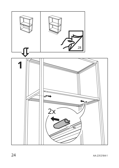 Assembly instructions for IKEA Skydrag led cntp wrd lght strp w sensor dimmable anthracite | Page 24 - IKEA SKYDRAG LED cntp/wrd lght strp w sensor 904.396.28