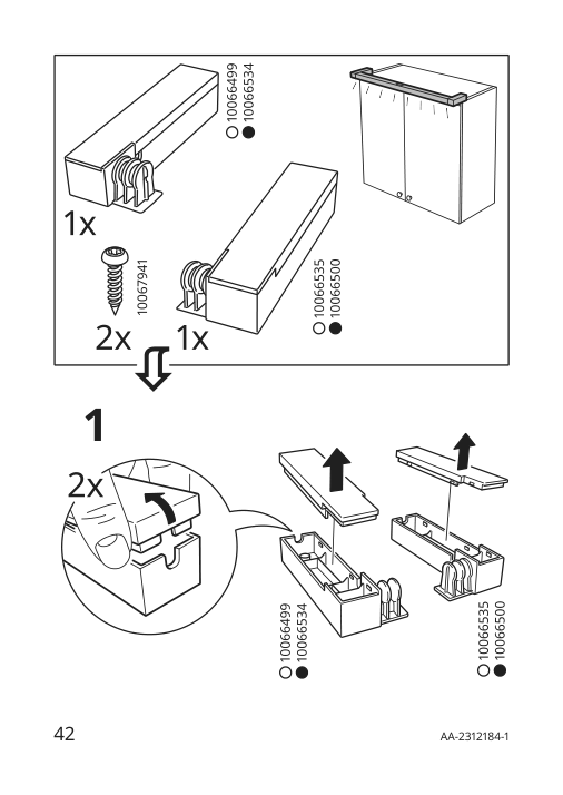 Assembly instructions for IKEA Skydrag led cntp wrd lght strp w sensor dimmable anthracite | Page 42 - IKEA SKYDRAG LED cntp/wrd lght strp w sensor 904.396.28