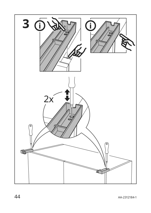 Assembly instructions for IKEA Skydrag led cntp wrd lght strp w sensor dimmable anthracite | Page 44 - IKEA SKYDRAG LED cntp/wrd lght strp w sensor 904.396.28