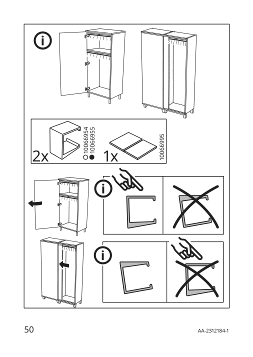 Assembly instructions for IKEA Skydrag led cntp wrd lght strp w sensor dimmable anthracite | Page 50 - IKEA SKYDRAG LED cntp/wrd lght strp w sensor 904.396.28