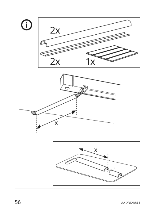 Assembly instructions for IKEA Skydrag led cntp wrd lght strp w sensor dimmable anthracite | Page 56 - IKEA SKYDRAG LED cntp/wrd lght strp w sensor 904.396.28