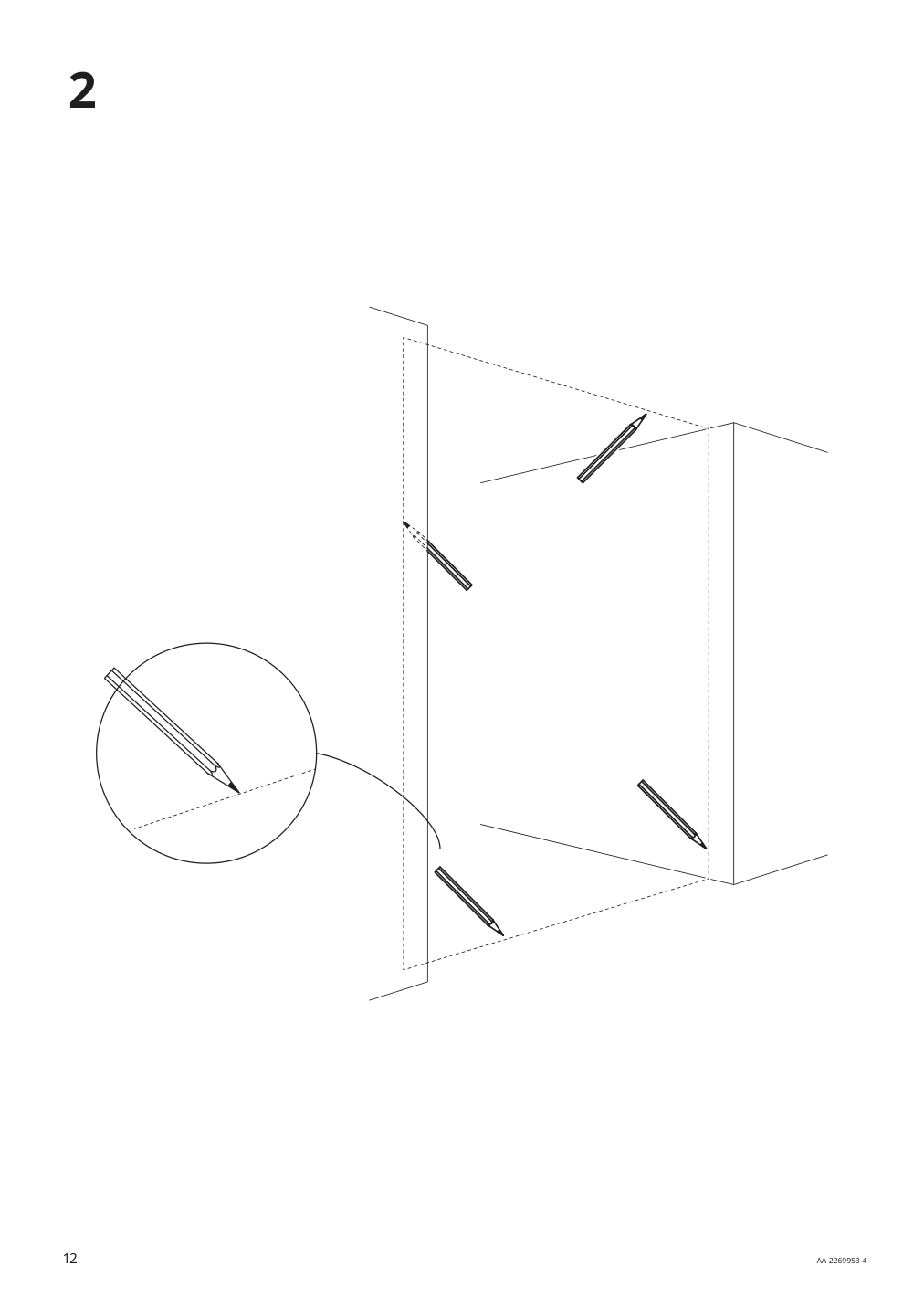 Assembly instructions for IKEA Skytta hardware pack f triple track rail | Page 12 - IKEA SKYTTA / BOAXEL walk-in wardrobe with sliding doors 995.161.08