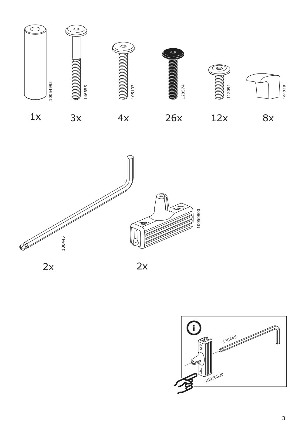 Assembly instructions for IKEA Slattum upholstered bed frame vissle dark gray | Page 3 - IKEA SLATTUM upholstered bed frame 405.712.48