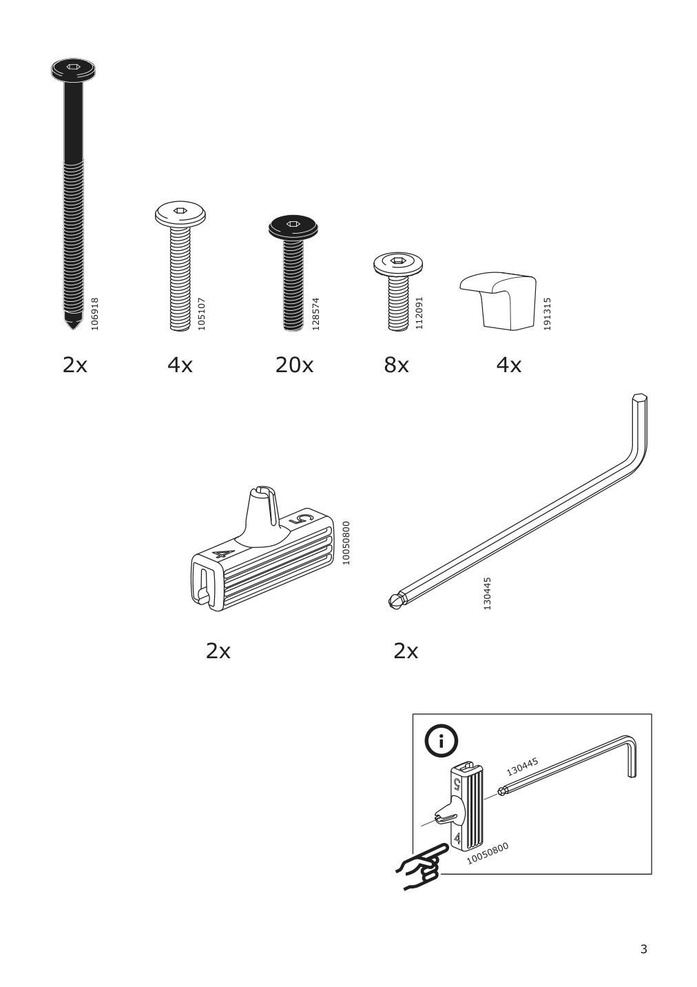 Assembly instructions for IKEA Slattum upholstered bed frame vissle dark gray | Page 3 - IKEA SLATTUM upholstered bed frame 805.712.51