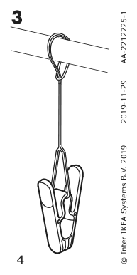 Assembly instructions for IKEA Slibb clothes pin | Page 4 - IKEA SLIBB clothes pin 404.990.02