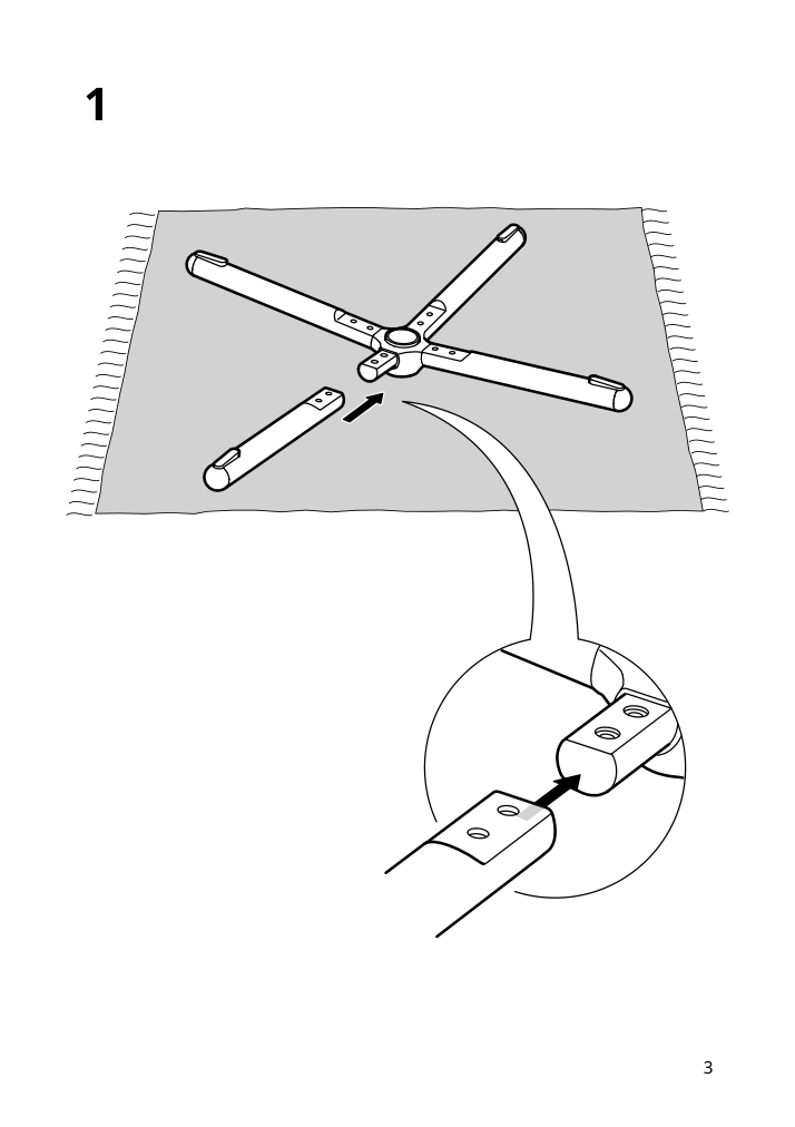 Assembly instructions for IKEA Smaellen swivel chair black | Page 3 - IKEA TORALD / SMÄLLEN desk and chair 694.885.74