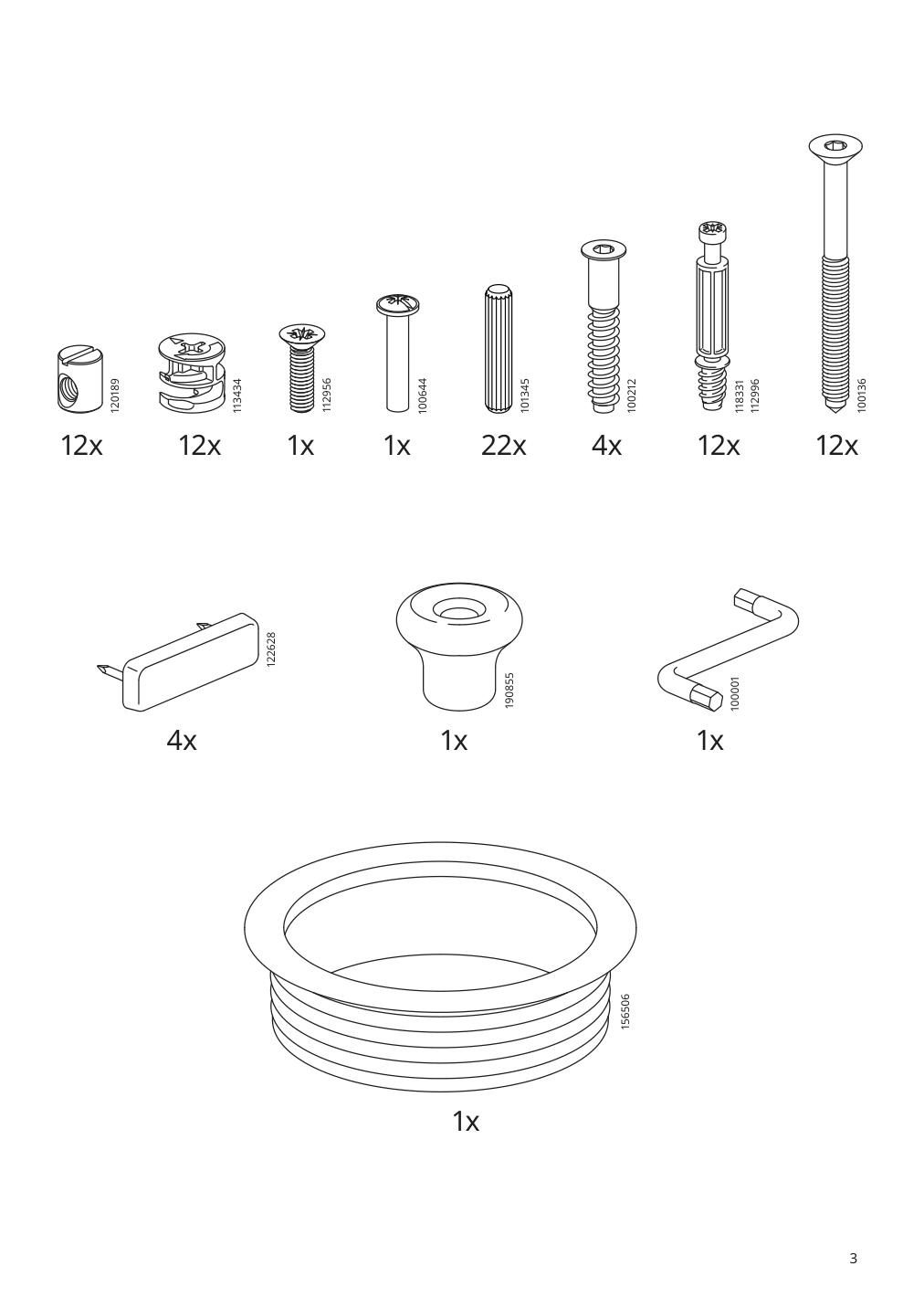 Assembly instructions for IKEA Smagoera desk white | Page 3 - IKEA SMÅGÖRA desk 904.898.83