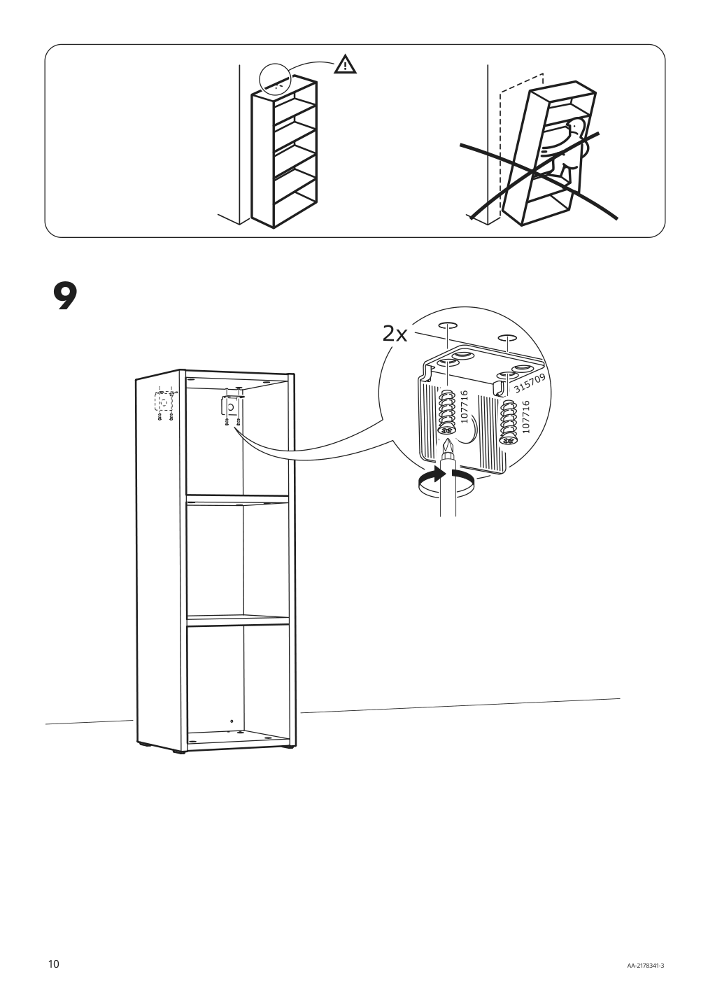 Assembly instructions for IKEA Smagoera shelf unit white | Page 10 - IKEA SMÅGÖRA shelf unit 304.654.89