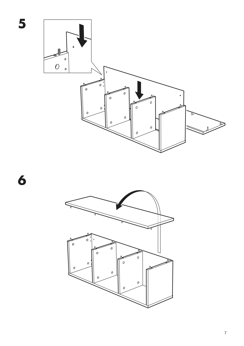 Assembly instructions for IKEA Smagoera shelf unit white | Page 7 - IKEA SMÅGÖRA shelf unit 304.654.89