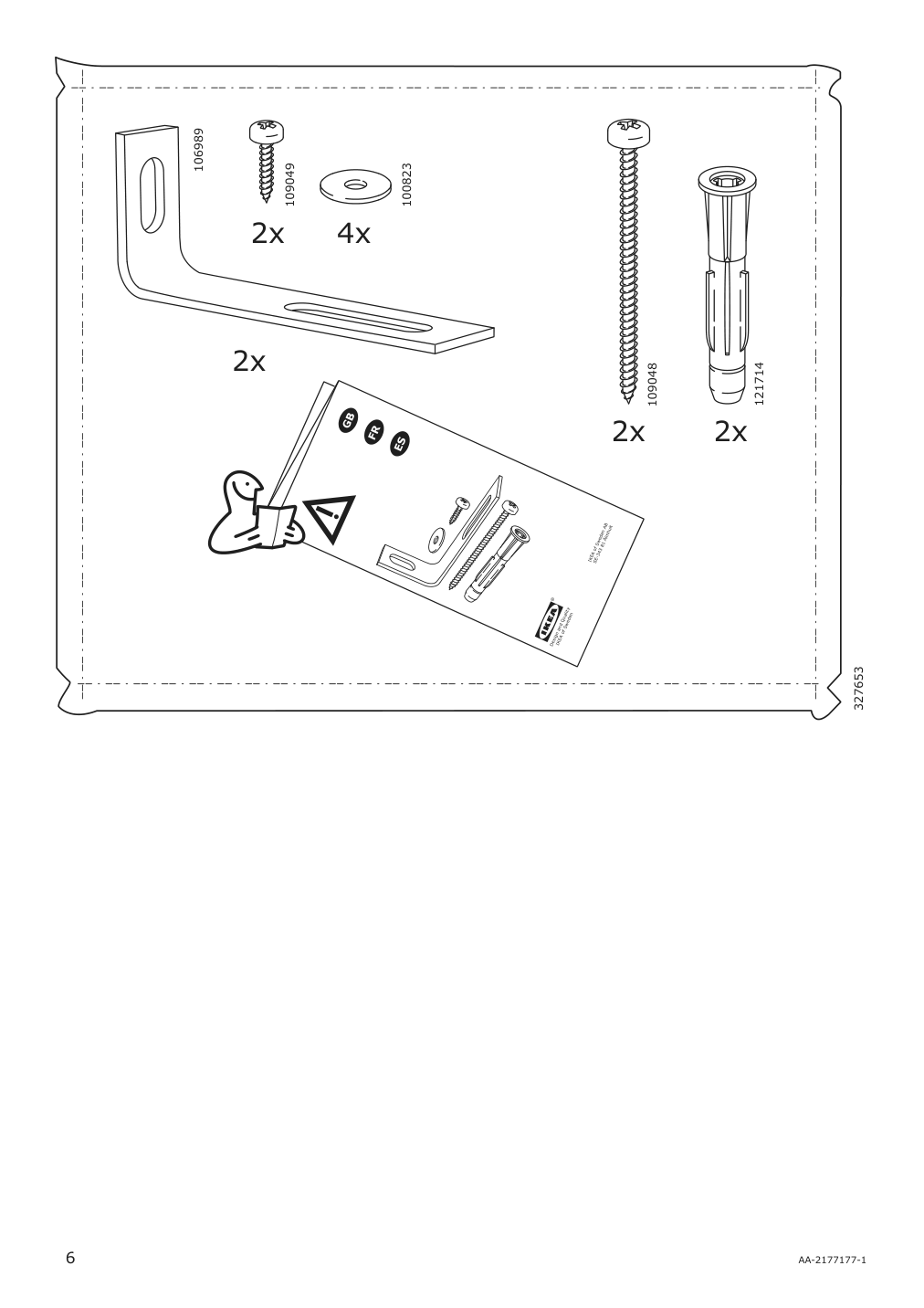 Assembly instructions for IKEA Smagoera wardrobe white | Page 6 - IKEA SMÅGÖRA wardrobe 104.608.88