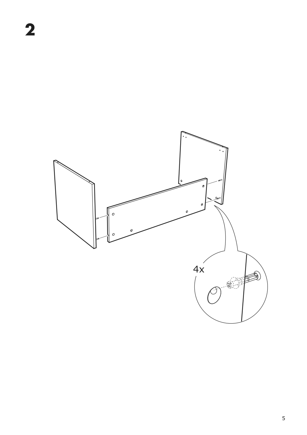 Assembly instructions for IKEA Smastad bench white | Page 5 - IKEA SMÅSTAD wardrobe with pull-out unit 694.838.16