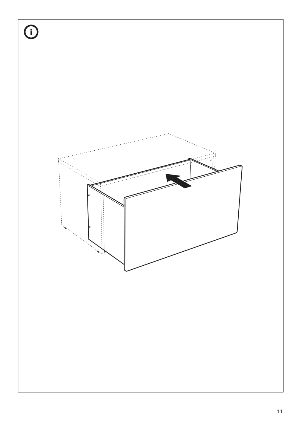 Assembly instructions for IKEA Smastad box gray | Page 11 - IKEA SMÅSTAD wardrobe with pull-out unit 694.838.16