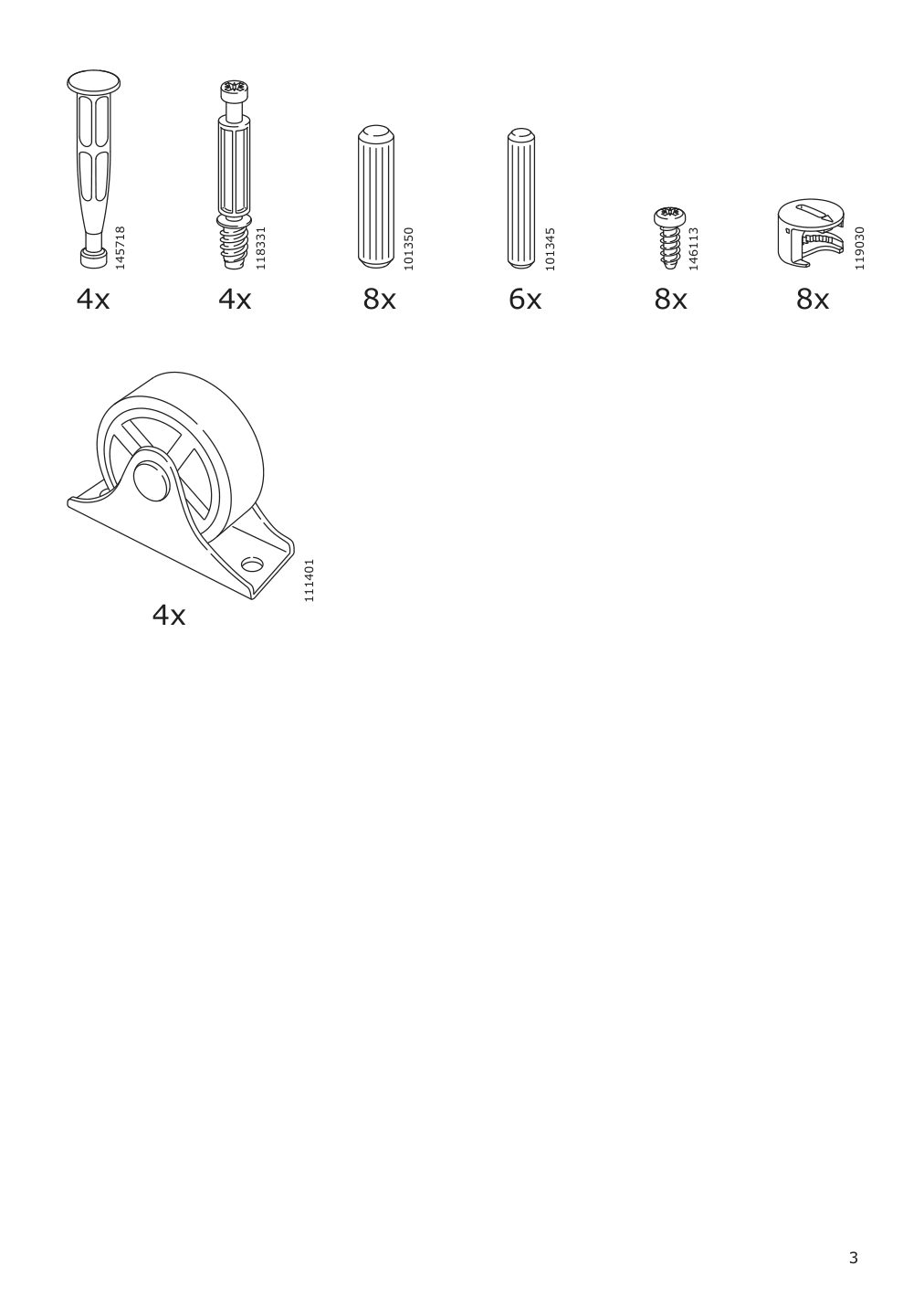 Assembly instructions for IKEA Smastad box gray | Page 3 - IKEA SMÅSTAD wardrobe with pull-out unit 694.838.16