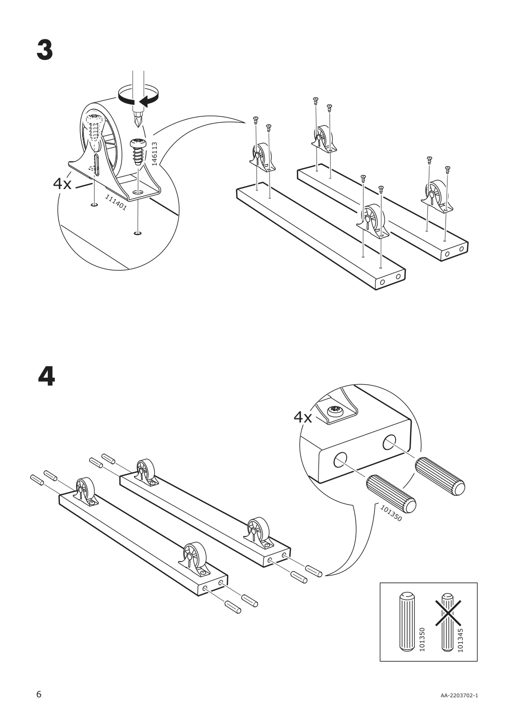 Assembly instructions for IKEA Smastad box gray | Page 6 - IKEA SMÅSTAD wardrobe with pull-out unit 694.838.16