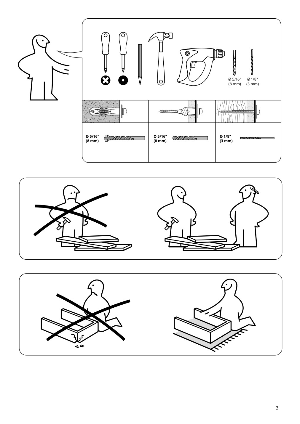 Assembly instructions for IKEA Smastad changing table desk white | Page 3 - IKEA SMÅSTAD desk 193.922.58