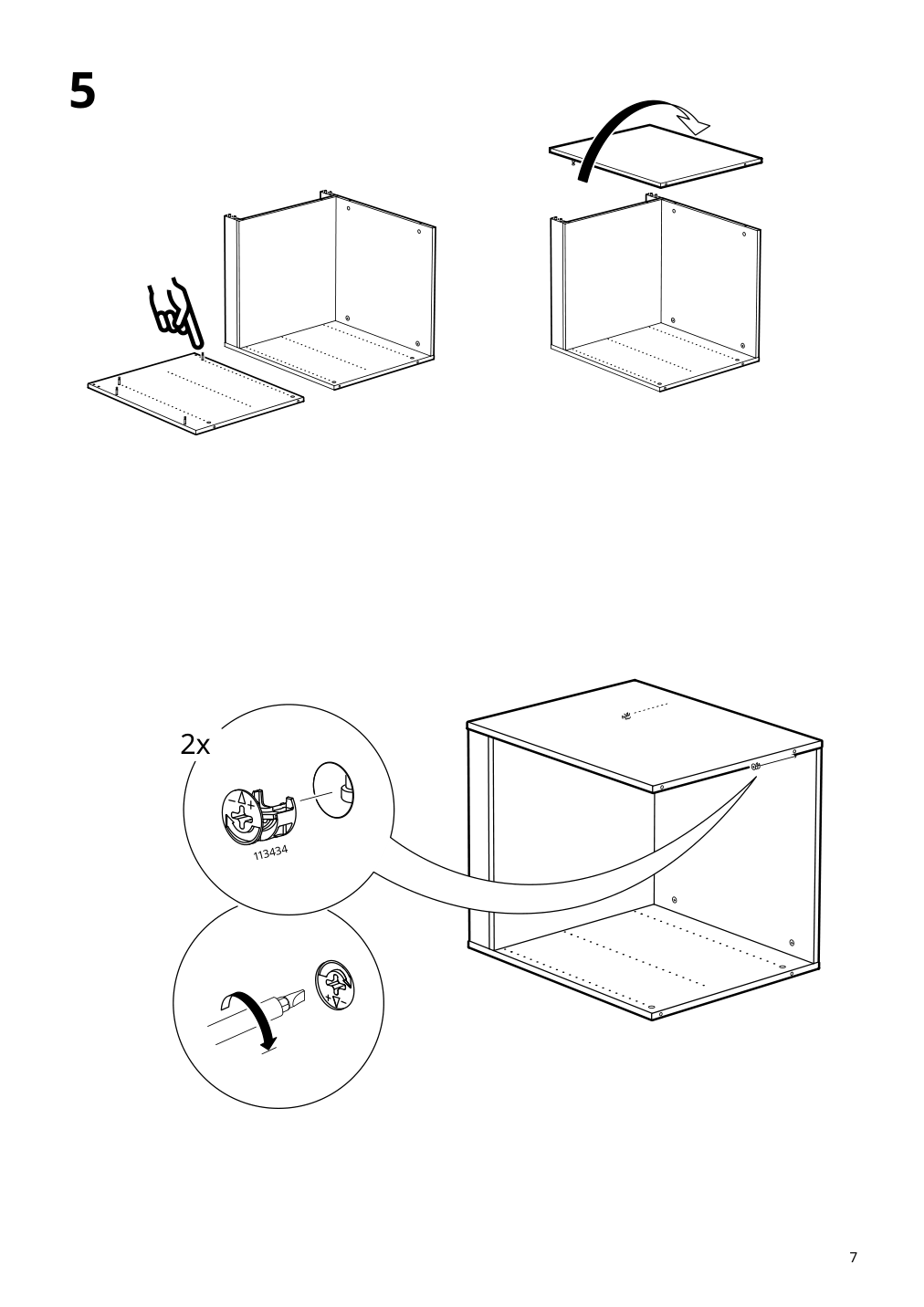 Assembly instructions for IKEA Smastad loft bed frame desk and storage white | Page 7 - IKEA SMÅSTAD loft bed 794.374.52