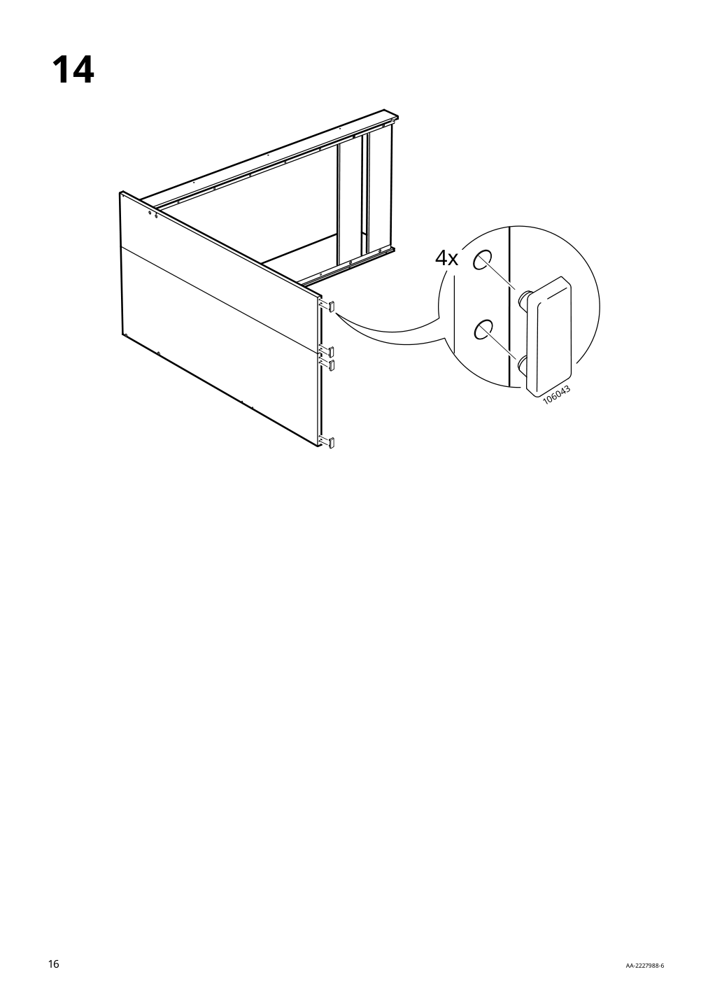 Assembly instructions for IKEA Smastad loft bed frame desk and storage white | Page 16 - IKEA SMÅSTAD loft bed 794.374.52